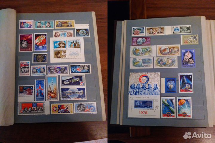 Альбом с марками СССР. Космос