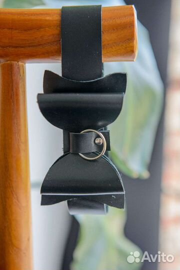 Чокер кожаный