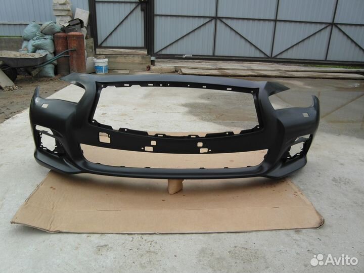 Бампер передний под омыватель Infiniti Q50 13-17