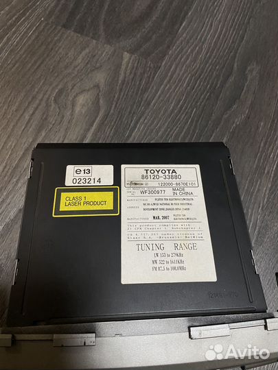 Магнитола тойота камри 40