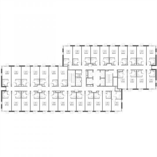 Апартаменты-студия, 21,3 м², 21/21 эт.