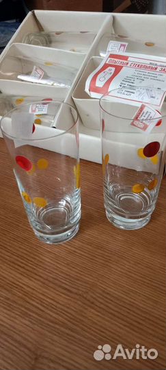 Стаканы коктейльные 6шт- Привет из СССР, стекло