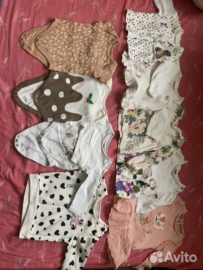 Пакет вещей на девочку 0-6 мес