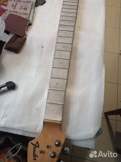 Ремонт гитар,Замена ладов на электрогитаре