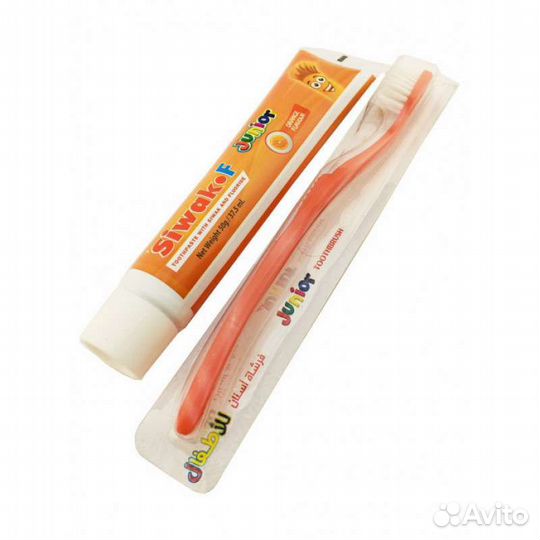 Зубная паста siwak-F junior + щетка для детей со в