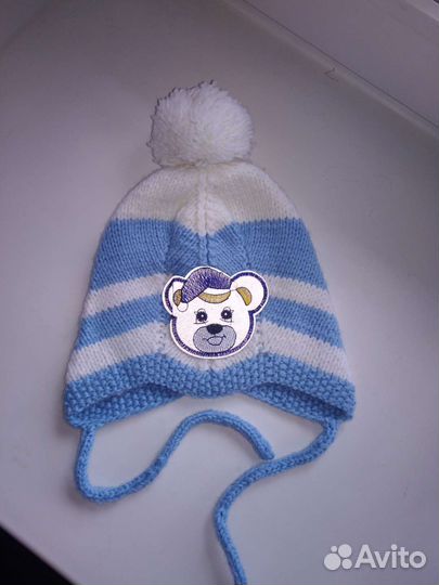 Шапка со светоотражающим рисунком