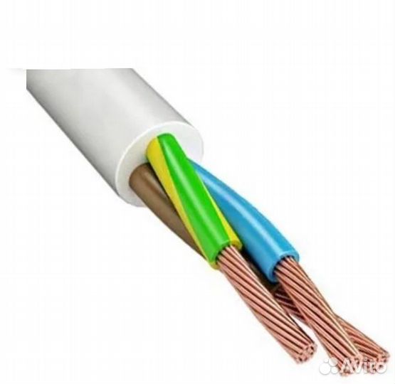 Кабель медный пвснг(А) -LS 3х4 (смотка 10м)