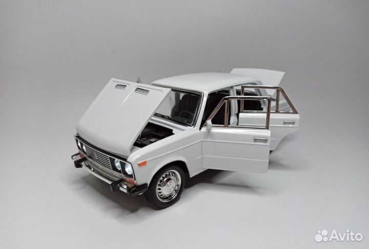 Модель автомобиля ваз 2106 металлическая