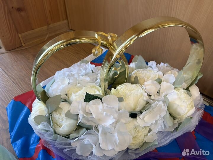 Свадебные украшения на машину