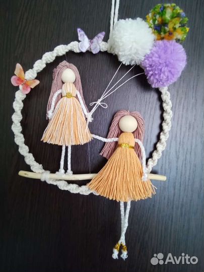 Создаю куклы в технике макраме