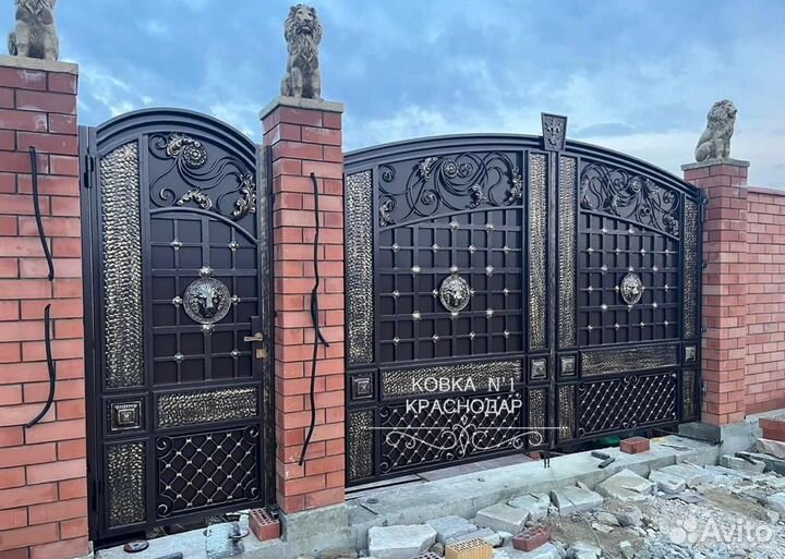 Кованые ворота