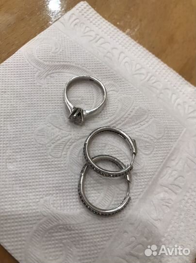 Серебряные серьги