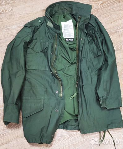 Куртка М-65, Alpha Industries, олива, оригинал