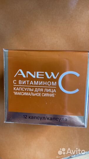 Avon Anew капсулы с витамином C и Distillery C