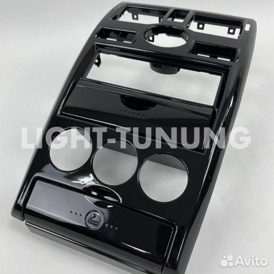 Центральная консоль Лада Приора1 (черный лак) 1din