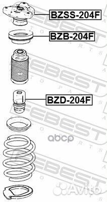 Подшипник опоры амортизатора mercedes W204/212