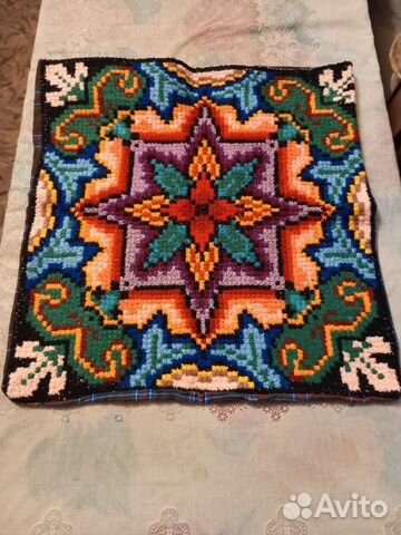 Вышитые наволочки крестом