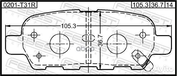 Колодки тормозные задние nissan qashqai J10E 20