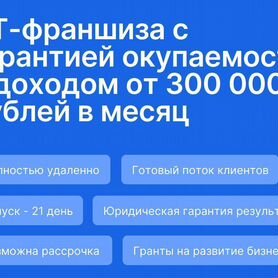 Франшиза в сфере ит с гарантией результата