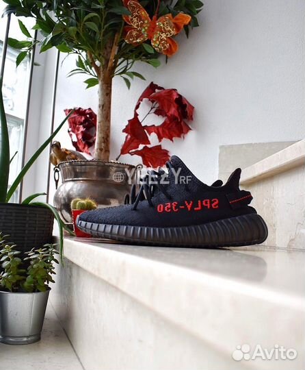 Кроссовки Adidas Yeezy Boost 350 V2 Black Red