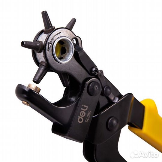 Револьверный дырокол для кожи 6-в-1 Deli DL1919 22