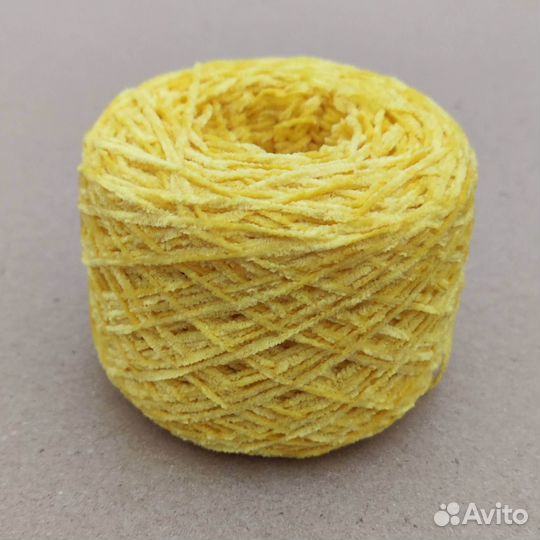 Велюровая пряжа. Микровелюр бобинный. Тонкий велюр