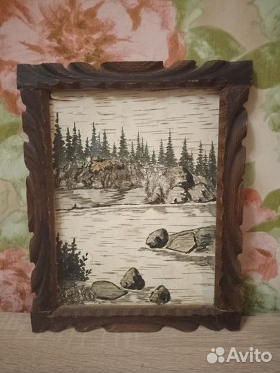 Старинные картины на бересте