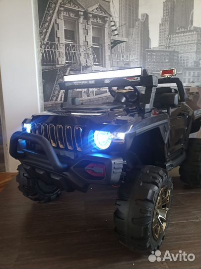 Электромобиль проходимый hammer 2 места, 4 вд