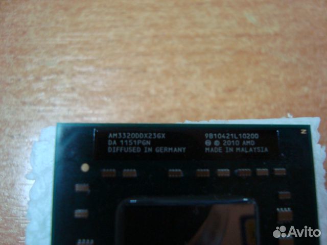 Процессор AMD A4 для ноутбука