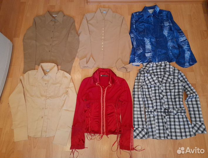 Блузки рубашки женские р. 44-46