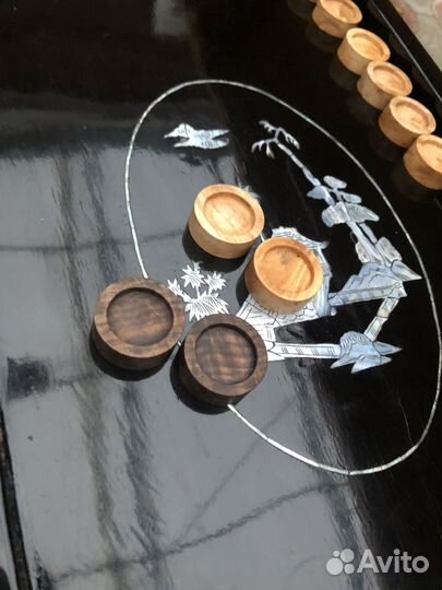 Фишки для нард корень ореха,сувель клен