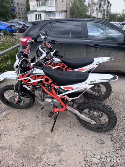 Продам 2 Питбайка kayo basic TT140EM 17/14 KRZ