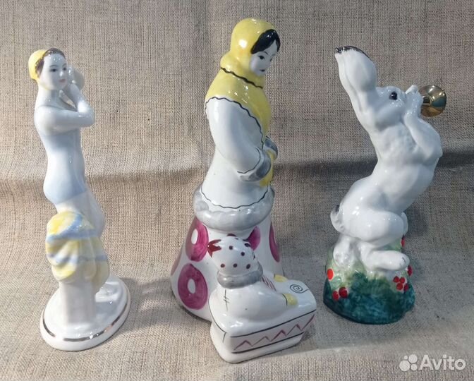Фарфоровые статуэтки лфз, Гжель