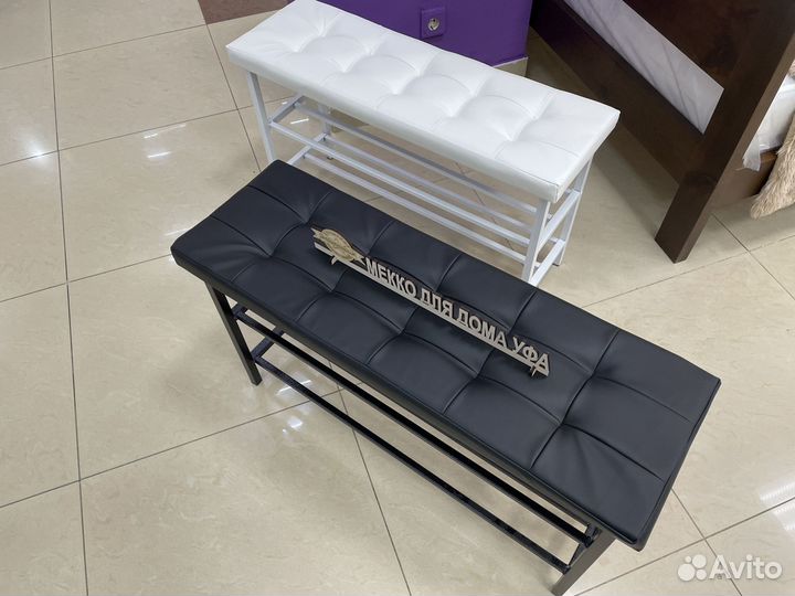 Обувница банкетка в стиле лофт