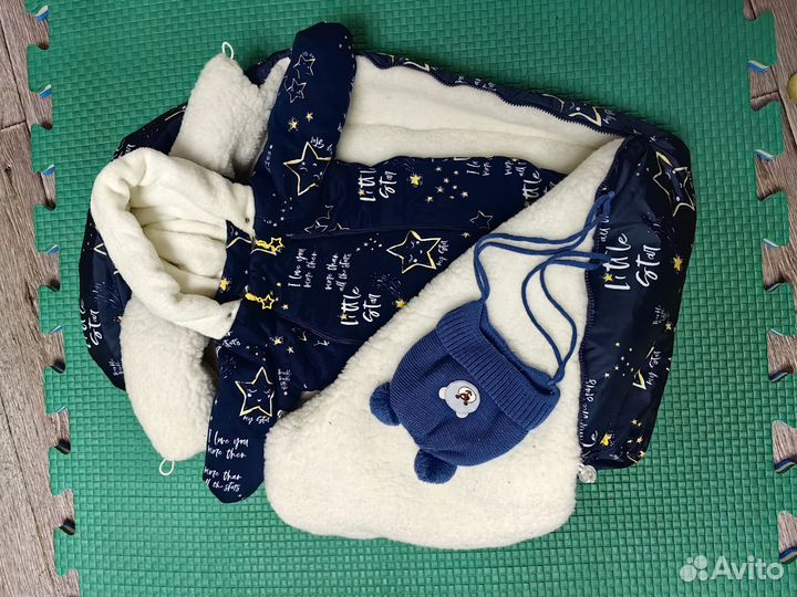 Конверт на выписку зимний