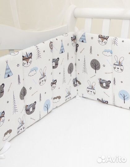 Бортики в детскую кроватку