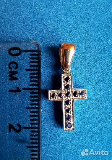 Подвеска с сапфирами