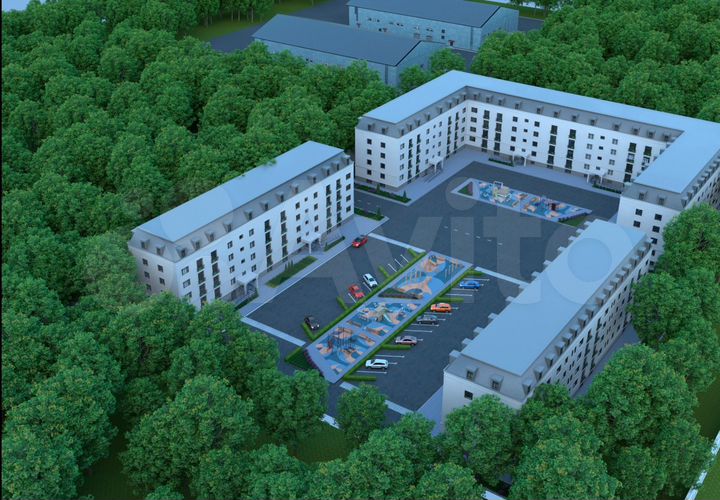 1-к. квартира, 38 м², 1/5 эт.