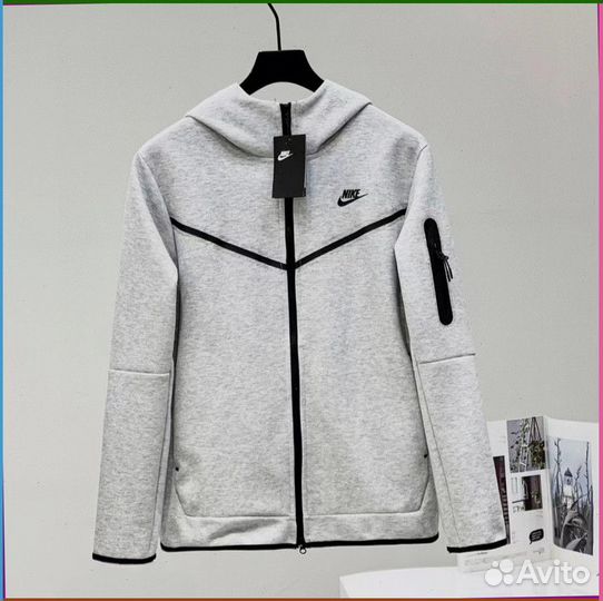 Зип худи Nike Tech Fleece (Арт: 22757)