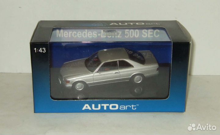 Мерседес Mercedes W126 Купе Autoart 1:43