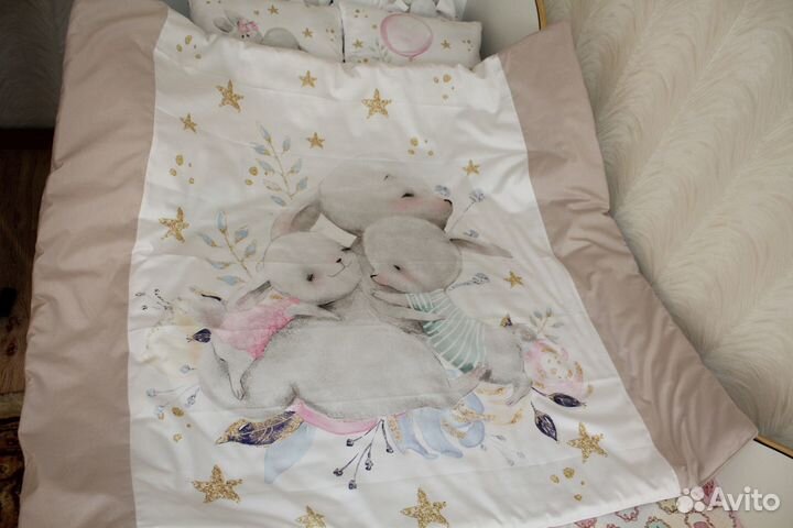 Одеялко в детскую кроватку новое