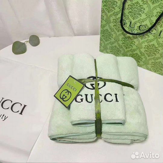 Полотенце 2шт Gucci Hermes Chanel Dior