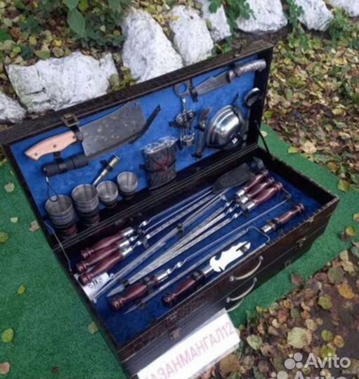 Набор шампуров в подарочном кейсе