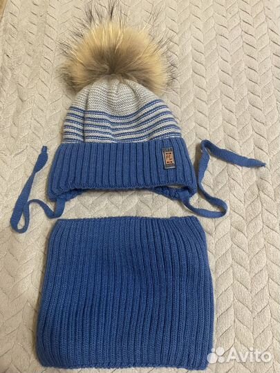 Зимняя шапка и снуд