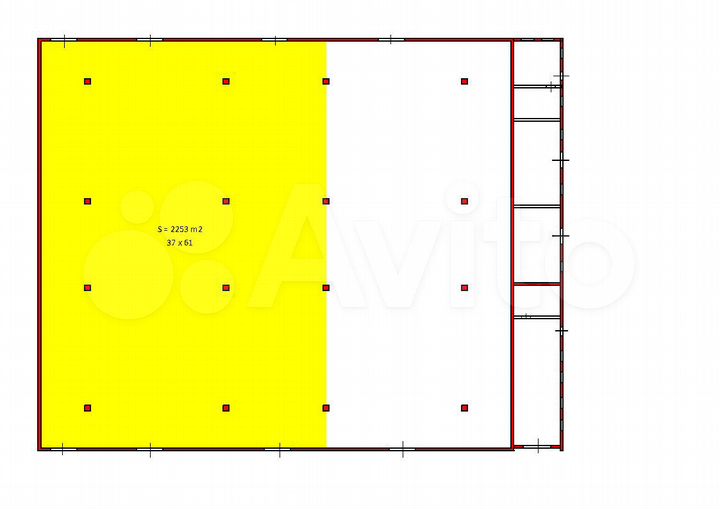Тёплый Склад, 2253 м²