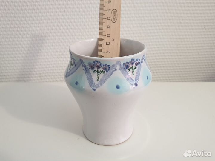 Ваза, карандашница керамическая