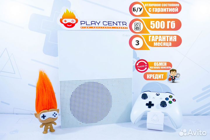 Консоль Xbox One S 500 гб б/у, 3 мес гарантии