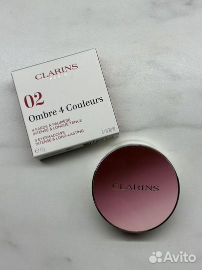 Тени для век четырехцветные Clarins 02 оригинал