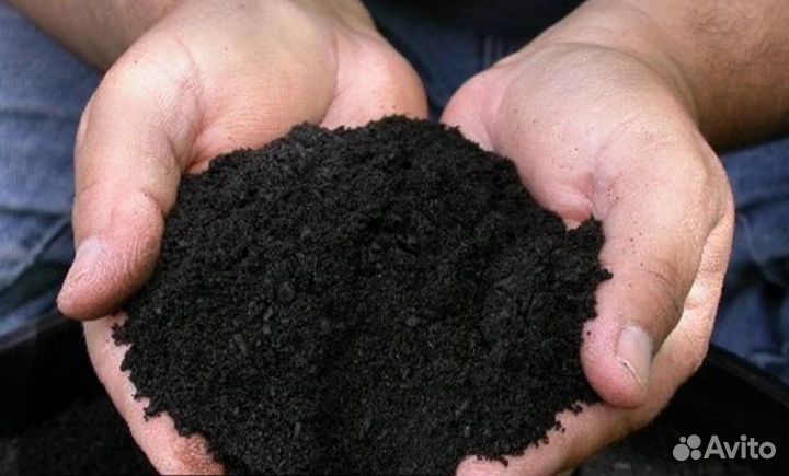 Чернозём навоз биогумус в мешках качество супер