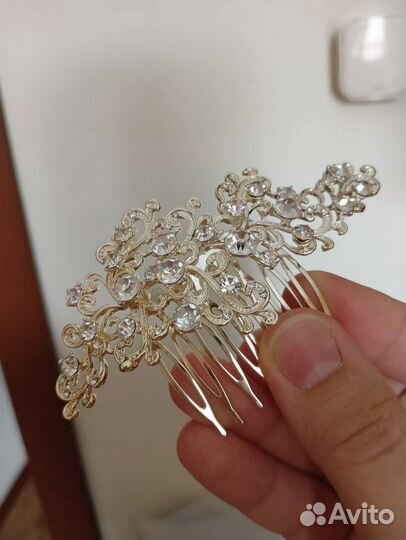 Свадебная диадема (заколка)